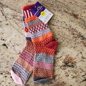 Solmate Socks Vibrant Multicolor Knit Socks